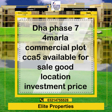 4 Marla Commercial Plot for Sale in Sector T Commercial -  Phase 7, Lahore - (DP-37044)