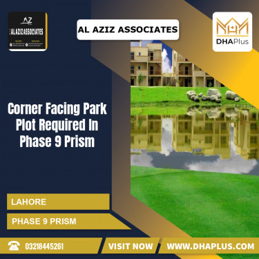 20 Marla Required Residential Plot in Phase 9 Prism, Lahore - (DP-37051)