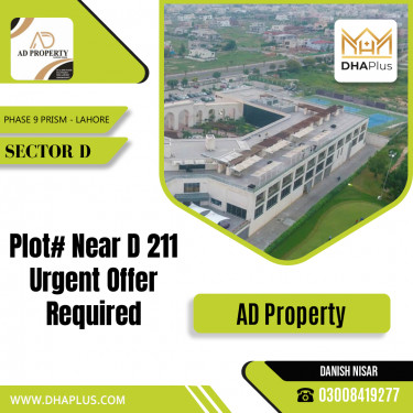 1 Kanal Residential Plot for Sale in Sector D -  Phase 9 Prism, Lahore - (DP-37118)
