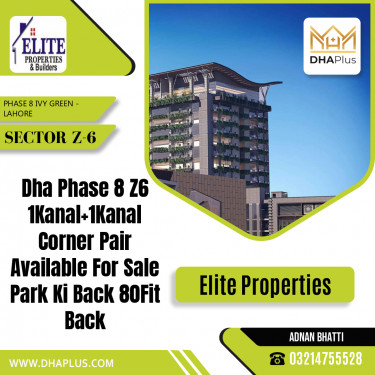 2 Kanal Residential Plot for Sale in Sector Z-6 -  Phase 8 Ivy Green, Lahore - (DP-37168)