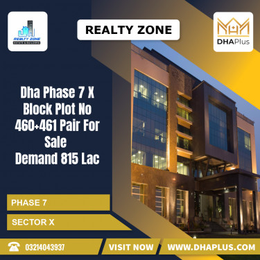1 Kanal Residential Plot for Sale in Sector X -  Phase 7, Lahore - (DP-37174)