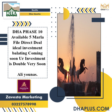5 Marla Required Residential File in DHA Quetta, Quetta - (DP-37234)