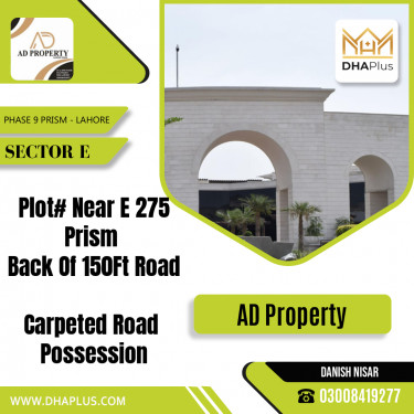 1 Kanal Residential Plot for Sale in Sector E -  Phase 9 Prism, Lahore - (DP-37238)