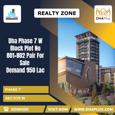 1 Kanal Residential Plot for Sale in Sector W -  Phase 7, Lahore - (DP-37249)
