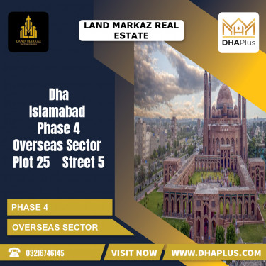 1 Kanal Residential Plot for Sale in Overseas Sector -  Phase 4, Islamabad - (DP-37278)