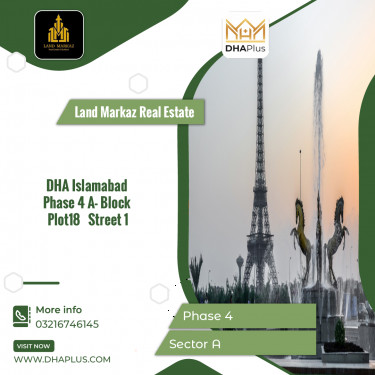 1 Kanal Residential Plot for Sale in Sector A -  Phase 4, Islamabad - (DP-37279)