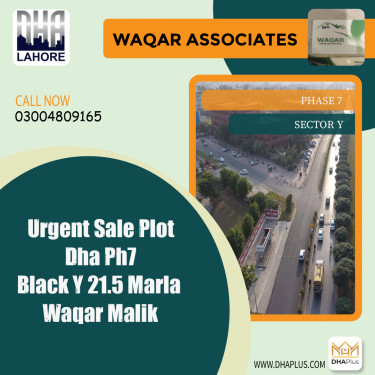 21.5 Marla Residential Plot for Sale in Sector Y -  Phase 7, Lahore - (DP-37319)
