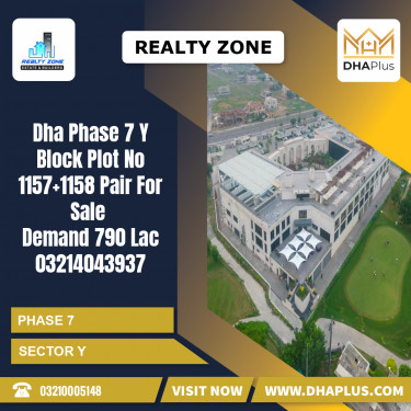 1 Kanal Residential Plot for Sale in Sector Y -  Phase 7, Lahore - (DP-37328)