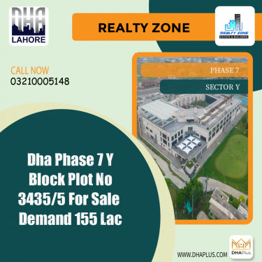 10 Marla Residential Plot for Sale in Sector Y -  Phase 7, Lahore - (DP-37331)