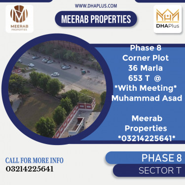 36 Marla Residential Plot for Sale in Sector T -  Phase 8, Lahore - (DP-37338)