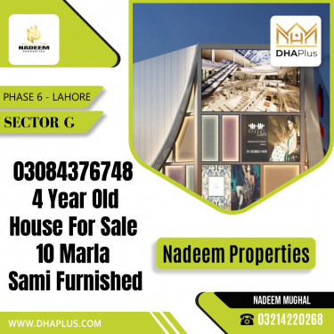 10 Marla Residential House for Sale in Sector G -  Phase 6, Lahore - (DP-37342)
