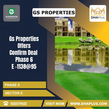 5 Marla Residential Plot for Sale in Sector E -  Phase 6, Lahore - (DP-37355)