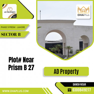 1 Kanal Residential Plot for Sale in Sector B -  Phase 9 Prism, Lahore - (DP-37423)