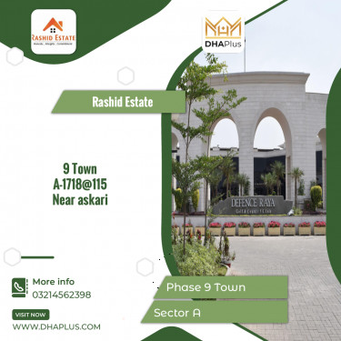 5 Marla Residential Plot for Sale in Sector A -  Phase 9 Town, Lahore - (DP-37447)