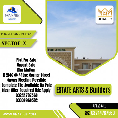 1 Kanal Residential Plot for Sale in Sector X -  DHA Multan, Multan - (DP-37533)