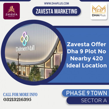 5 Marla Residential Plot for Sale in Sector A -  Phase 9 Town, Lahore - (DP-37543)