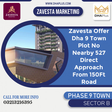 5 Marla Residential Plot for Sale in Sector B -  Phase 9 Town, Lahore - (DP-37545)