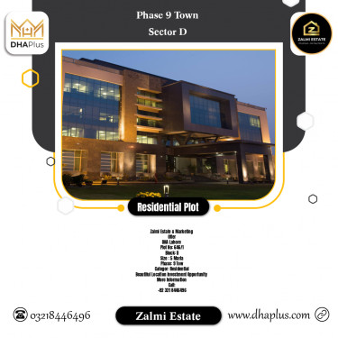 5 Marla Residential Plot for Sale in Sector D -  Phase 9 Town, Lahore - (DP-37550)