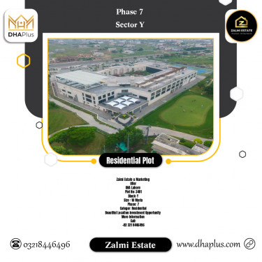 10 Marla Residential Plot for Sale in Sector Y -  Phase 7, Lahore - (DP-37564)