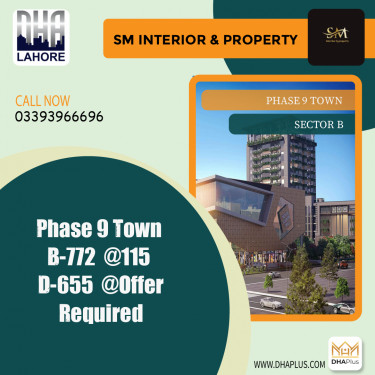 5 Marla Residential Plot for Sale in Sector B -  Phase 9 Town, Lahore - (DP-37591)