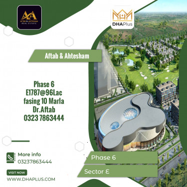 5 Marla Residential Plot for Sale in Sector E -  Phase 6, Lahore - (DP-37593)