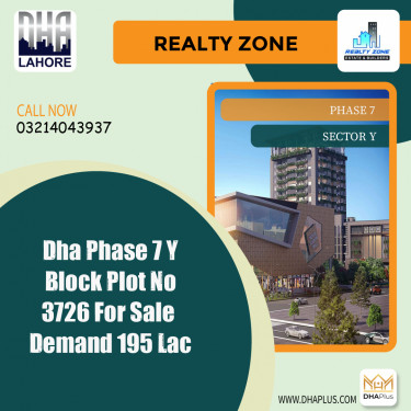 10 Marla Residential Plot for Sale in Sector Y -  Phase 7, Lahore - (DP-37631)