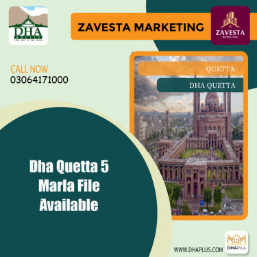 5 Marla Residential File for Sale in DHA Quetta, Quetta - (DP-37646)