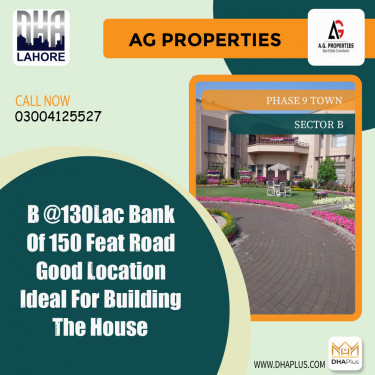 5 Marla Residential Plot for Sale in Sector B -  Phase 9 Town, Lahore - (DP-37681)