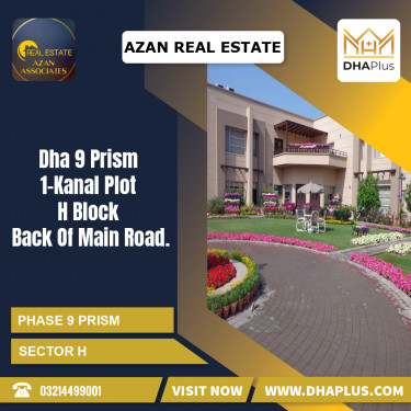 1 Kanal Residential Plot for Sale in Sector H -  Phase 9 Prism, Lahore - (DP-37773)