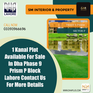1 Kanal Residential Plot for Sale in Sector P -  Phase 9 Prism, Lahore - (DP-37794)