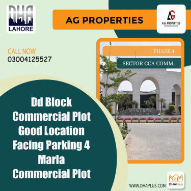 4 Marla Commercial Plot for Sale in Sector CCA Commercial -  Phase 4, Lahore - (DP-37796)