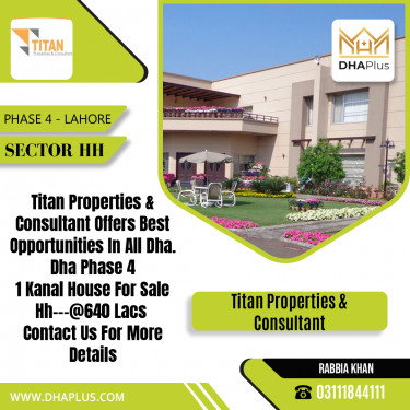 1 Kanal Residential House for Sale in Sector HH -  Phase 4, Lahore - (DP-37844)