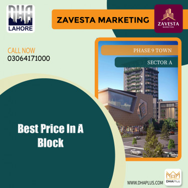 5 Marla Residential Plot for Sale in Sector A -  Phase 9 Town, Lahore - (DP-37892)