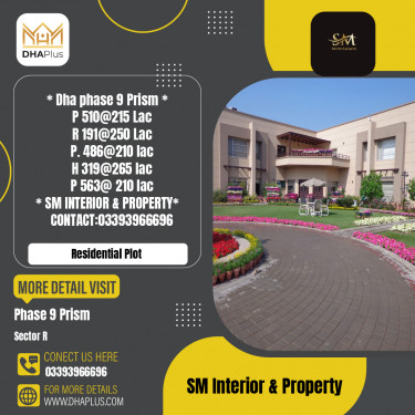 1 Kanal Residential Plot for Sale in Sector R -  Phase 9 Prism, Lahore - (DP-37896)