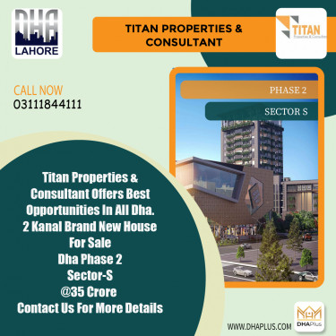 2 Kanal Residential House for Sale in Sector S -  Phase 2, Lahore - (DP-37918)