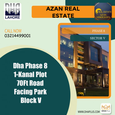 1 Kanal Residential Plot for Sale in Sector V -  Phase 8, Lahore - (DP-37932)