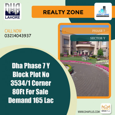 10 Marla Residential Plot for Sale in Sector Y -  Phase 7, Lahore - (DP-37935)