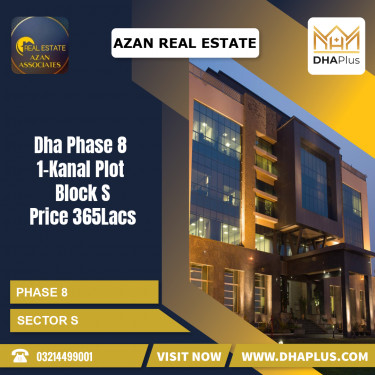 1 Kanal Residential Plot for Sale in Sector S -  Phase 8, Lahore - (DP-37952)