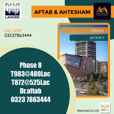 1 Kanal Residential Plot for Sale in Sector T -  Phase 8, Lahore - (DP-38028)