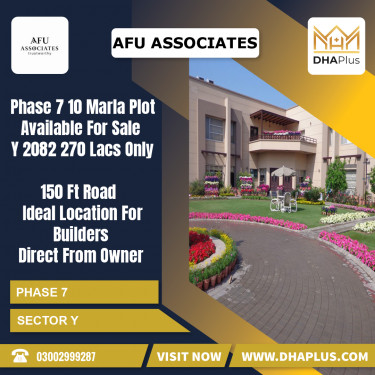 10 Marla Residential Plot for Sale in Sector Y -  Phase 7, Lahore - (DP-38029)