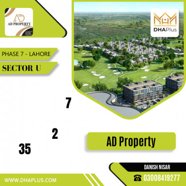 1 Kanal Residential Plot for Sale in Sector U -  Phase 7, Lahore - (DP-38045)