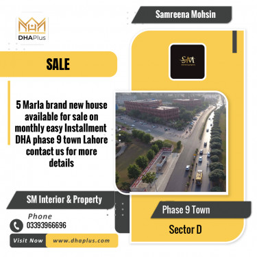 5 Marla Residential House for Sale in Sector D -  Phase 9 Town, Lahore - (DP-38117)