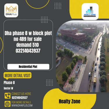 1 Kanal Residential Plot for Sale in Sector W -  Phase 8, Lahore - (DP-38202)