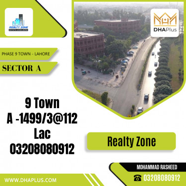 5 Marla Residential Plot for Sale in Sector A -  Phase 9 Town, Lahore - (DP-38215)