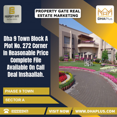 5 Marla Residential Plot for Sale in Sector A -  Phase 9 Town, Lahore - (DP-38271)