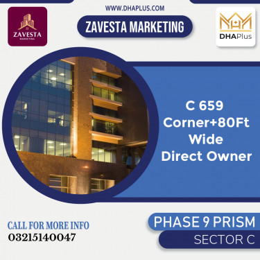 1 Kanal Residential Plot for Sale in Sector C -  Phase 9 Prism, Lahore - (DP-38279)