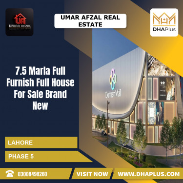 7.5 Marla Residential House for Sale in Phase 5, Lahore - (DP-38308)