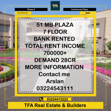 4 Marla Commercial Plaza for Sale in Sector MB Commercial -  Phase 6, Lahore - (DP-38316)