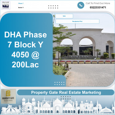 1 Kanal Residential Plot for Sale in Sector Y -  Phase 7, Lahore - (DP-38320)