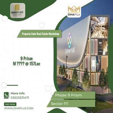 1 Kanal Residential Plot for Sale in Sector M -  Phase 9 Prism, Lahore - (DP-38383)